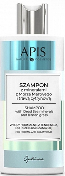 Dead Sea Mineral & Lemongrass Shampoo - Apis Optima — photo N1