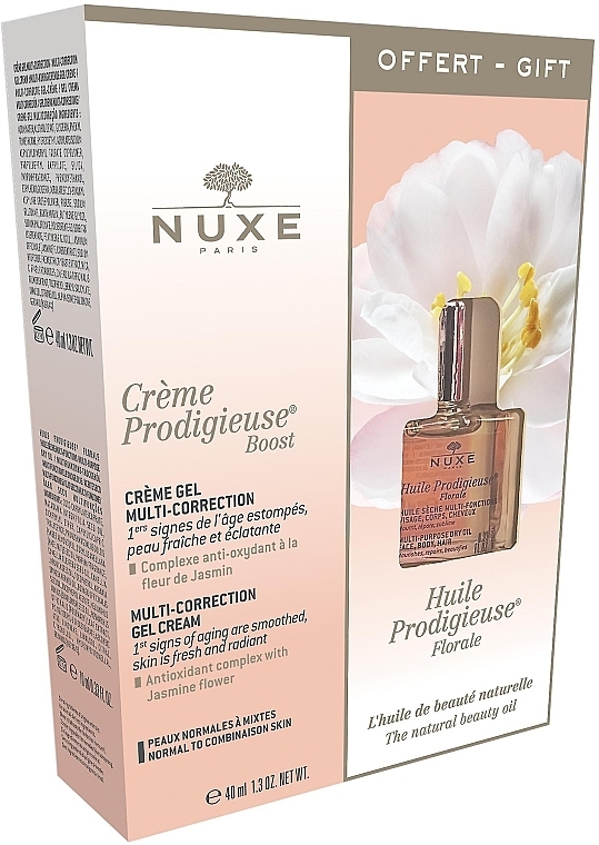 Set - Nuxe Prodigieuse Boost Gift Set (dry/oil/10ml + cr/40ml) — photo N1