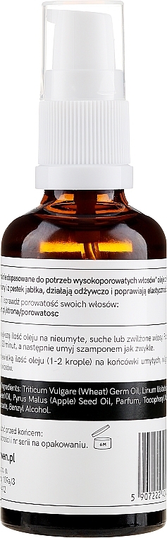 High-Porous Hair Passion Fruit Oil - Anwen Passion Fruit Oil for High-Porous Hair (glass) — photo N3