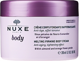 Fragrances, Perfumes, Cosmetics Firming Body Cream - Nuxe Melting Firming Body Cream