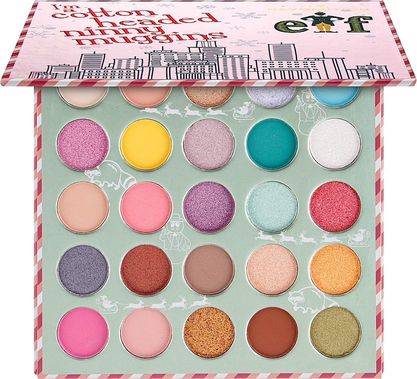 Eyeshadow Palette - I Heart Revolution Elf Eyeshadow Palette Ninny Muggins — photo N1