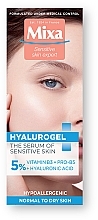 Moisturizing Serum for Sensitive Skin with Hyaluronic Acid and Vitamin B3 - Mixa Hyalorugel — photo N4