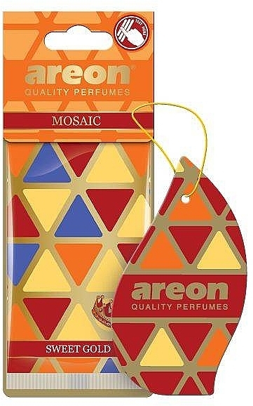 Car Air Freshener - Areon Mosaic Sweet Gold — photo N1