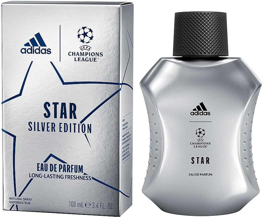 Adidas UEFA Champions League Star Silver Edition - Eau de Parfum — photo N2