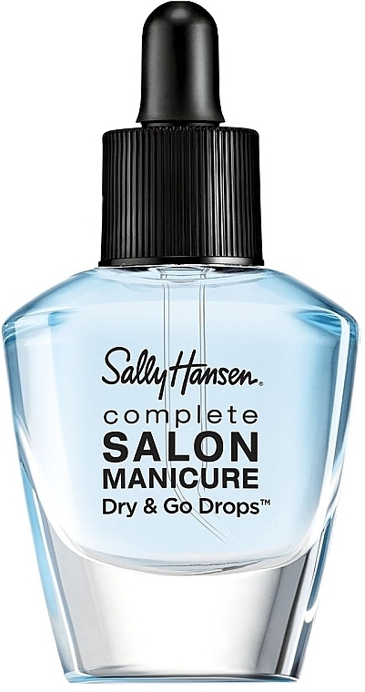 Fast Dry Top Coat - Sally Hansen Salon Manicure Dry And Go Drops — photo N1