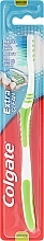 Toothbrush Medium Hard "Extra Clean", green - Colgate Extra Clean Medium — photo N2