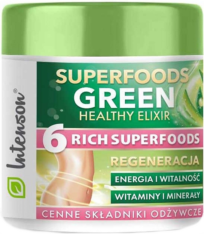 Stimulating Cocktail - Intenson Superfoods Green Healthy Elixir — photo N1