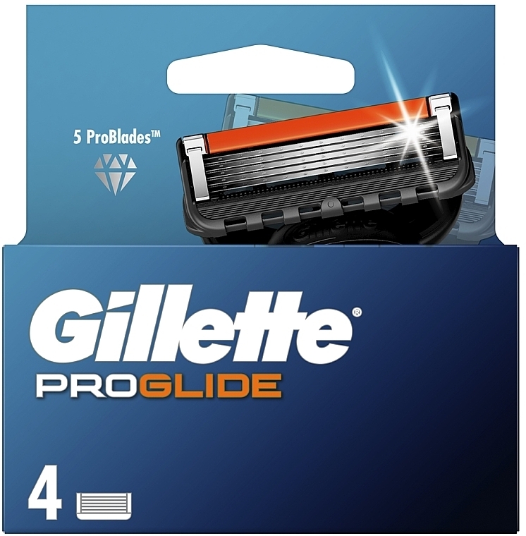 Shaving Razor Refills, 4 pcs. - Gillette ProGlide  — photo N2