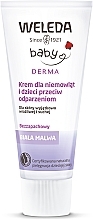 Fragrances, Perfumes, Cosmetics Diaper Rash Cream with Althaea for Hypersensitive Skin - Weleda Weisse Malve Babycreme