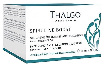 Facial Gel Cream - Thalgo Spiruline Boost Energising Anti-Pollution Gel-Cream — photo N2