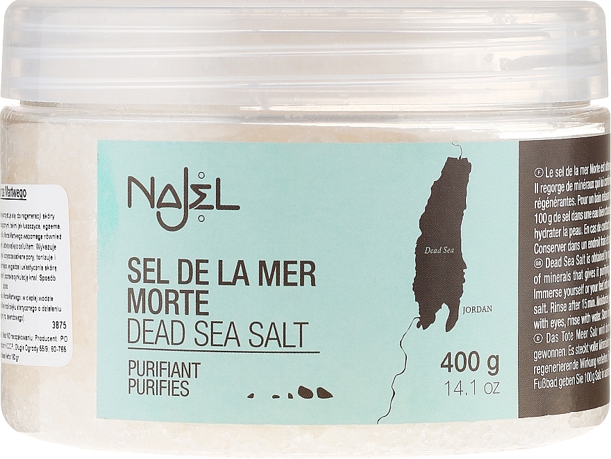 Bath Salt "Dead Sea" - Najel Dead Sea Salt — photo N3