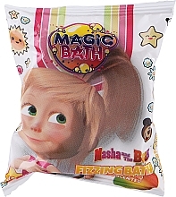 Fizzing Bath Tablet, mango - EP Line Magic Bath Masha And The Bear — photo N2