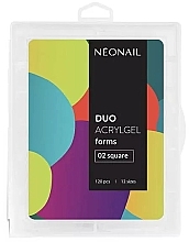 Forms for ordering nails - NeoNail Professional Duo Acrylgel Forms — photo N1