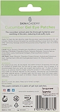 Eye Patches - Skin Academy Cucumber GEL Eye Patches — photo N3