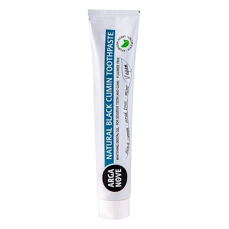 Natural Whitening Herbal Toothpaste - Arganove Natural Black Cumin Toothpaste — photo N1