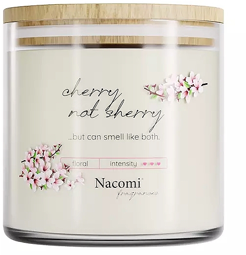 Scented Soy Candle 'Cherry Not Sherry' - Nacomi Fragrances — photo N1