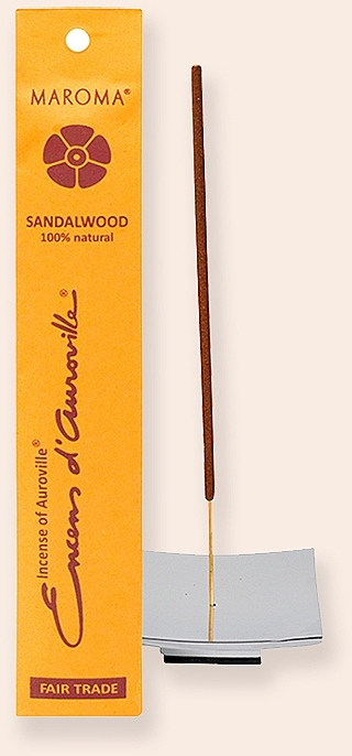 Sandalwood Incense Sticks - Maroma Encens d'Auroville Stick Incense Sandalwood — photo N3