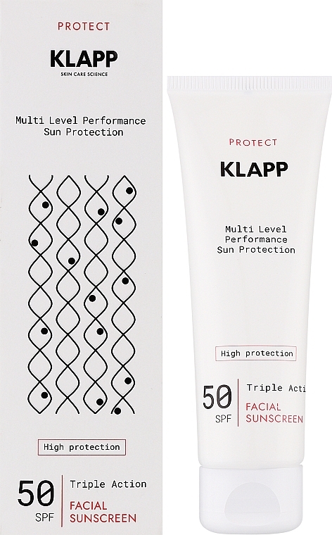 Sunscreen - Klapp Multi Level Performance Sun Protection Cream SPF50 — photo N2