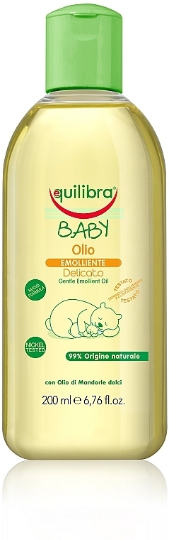 Natural Baby Softening Oil - Equilibra Baby — photo N1