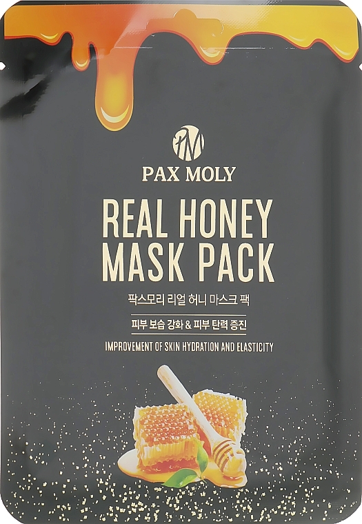 Honey Extract Sheet Mask - Pax Moly Real Honey Mask Pack — photo N1