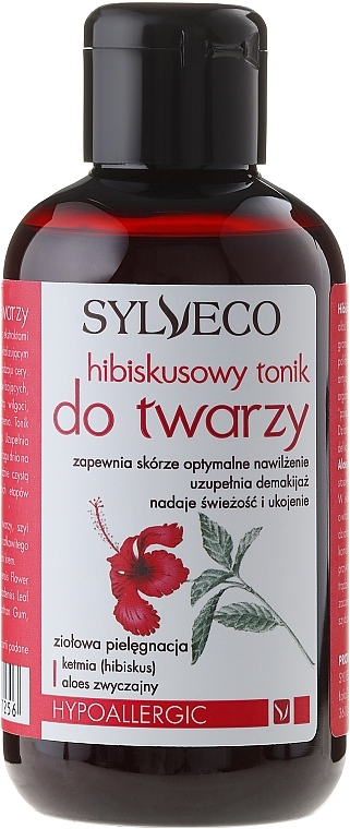 GIFT! Hibiscus Face Tonic - Sylveco — photo N1