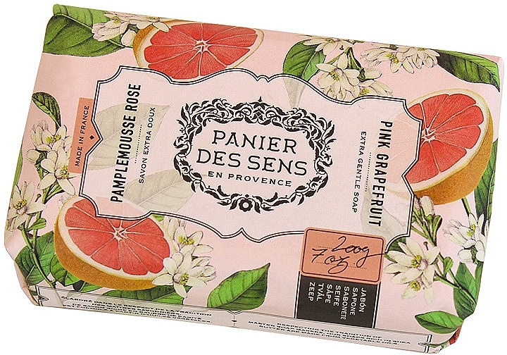 Estra Soft Shea Butter Pink Grapefruit Soap Bar - Panier des Sens Shea Butter Soap Bar Pink Grapefruit — photo N1