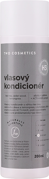 Tea Tree, Cedar and Lemongrass Hair Conditioner - Two Cosmetics Hair Conditioner — photo N1