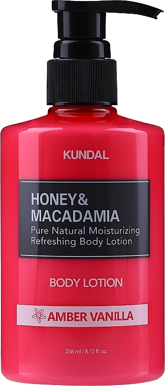 Body Lotion "Amber Vanilla" - Kundal Honey & Macadamia Body Lotion Amber Vanilla — photo N1