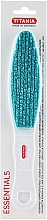 Fragrances, Perfumes, Cosmetics Double-Sided Foot File, turquoise - Titania