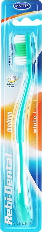 GIFT! Rebi-Dental M43 Toothbrush, medium hard - Mattes Rebi-Dental M43 Medium Toothbrush — photo N2