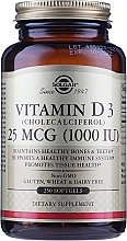 Vitamin D Dietary Supplement - Solgar Vitamin D3 1000 IU Cholekacyferol — photo N3