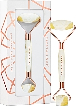 Fragrances, Perfumes, Cosmetics Face Roller - Crystallove Milky Amber Roller