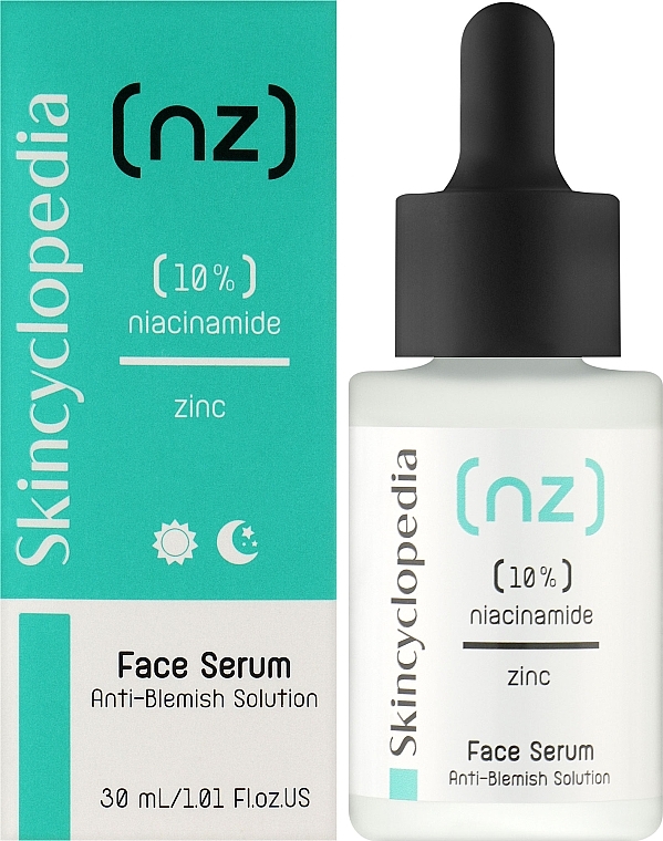 Anti-Pigmentation Face Serum with Niacinamide & Zinc - Skincyclopedia Blemish-Soothing Face Serum With 10% Niacinamide And 1% Zinc — photo N2
