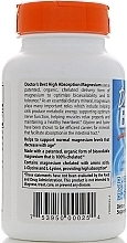 High Absorption Magnesium, 100 mg, tablets - Doctor's Best — photo N3