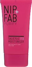 Face Cream with Salicylic Acid - NIP+FAB Salicylic Fix Moisturiser Cream — photo N1
