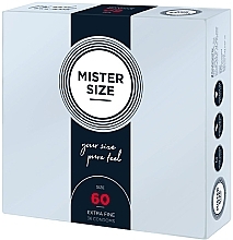 Latex Condoms, 60 size, 36 pcs - Mister Size Extra Fine Condoms — photo N2