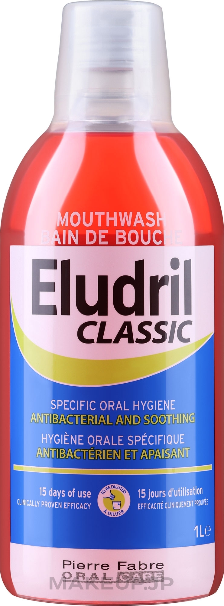 Mouthwash with Dispenser - Pierre Fabre Oral Care Eludril Classic Mouthwash — photo 1000 ml