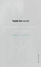 Fragrances, Perfumes, Cosmetics Anti-Aging Anti-Dullness Face Mask - Thank You Farmer Saccharomy Brightening Star Mask