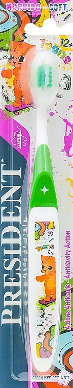 Kids Toothbrush 12+ "Teens" - PresiDENT Soft — photo N1