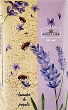 Fragrances, Perfumes, Cosmetics Soap Bar 'Lavender & Propolis' - Happy Life