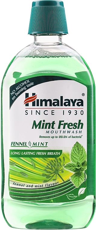 Mint Freshness Mouthwash - Himalaya Herbals Mouthwash Mint Fresh — photo N1