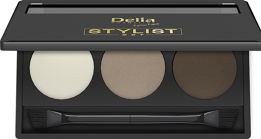Brow Styling Kit - Delia Cosmetics Eyebrow Expert Stylist Set — photo N3