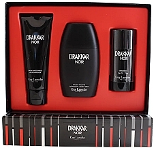 Fragrances, Perfumes, Cosmetics Guy Laroche Drakkar Noir - Set (edt/100 ml + deo/150 ml + b/ash/50 ml)