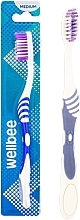 Fragrances, Perfumes, Cosmetics Medium Toothbrush, blue - Wellbee