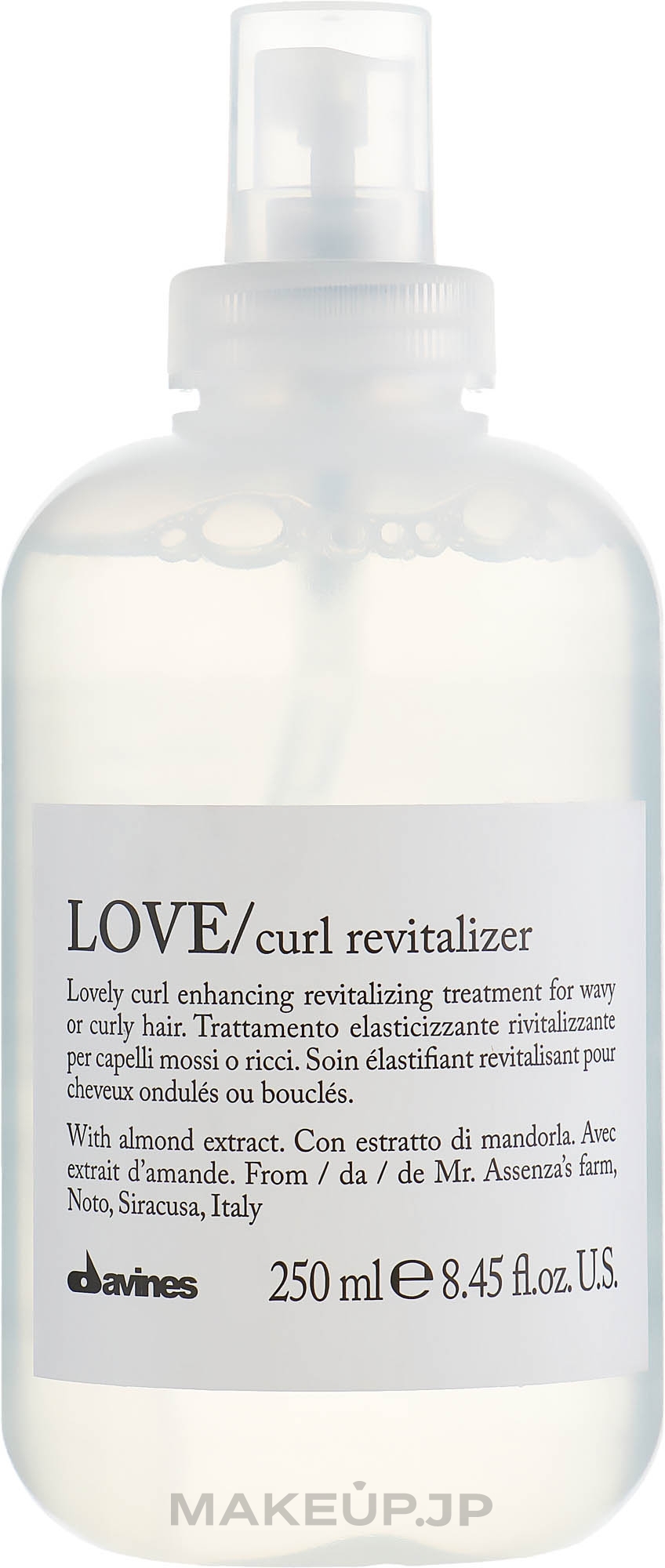 Curl Revitalizer Spray - Davines Love Curl Revitalizer Spray — photo 250 ml