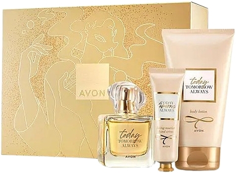 Avon Today Tomorrow Always - Set (edp/50ml + b/lot/150ml + h/cr/30ml) — photo N1