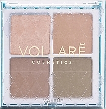 Fragrances, Perfumes, Cosmetics Eyeshadow Palette - Vollare Crystal Clear Eyeshadow Palette