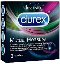 Condoms, 3pcs - Durex Mutual Pleasure — photo N1