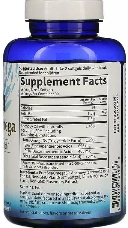 Fish Oil Dietary Supplement - Garden of Life Dr. Formulated Advanced Omega — photo N2