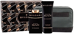 Fragrances, Perfumes, Cosmetics Bvlgari Man In Black - Set (edp/100ml + ash/balm/100ml + bag)